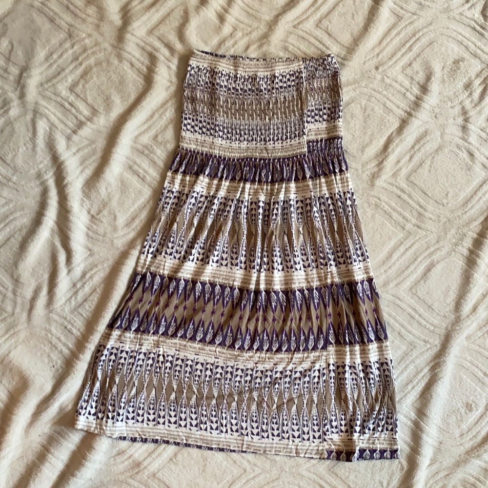 Strapless dress
